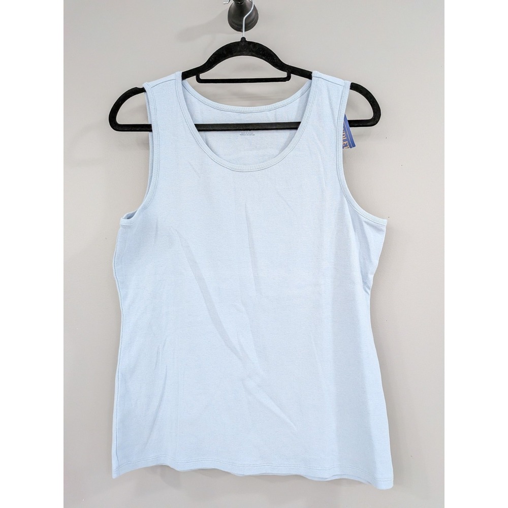NEW SIZE MEDIUM‎ Pendleton Women Tank Top Teal Sleeveless Cotton Hiking camping